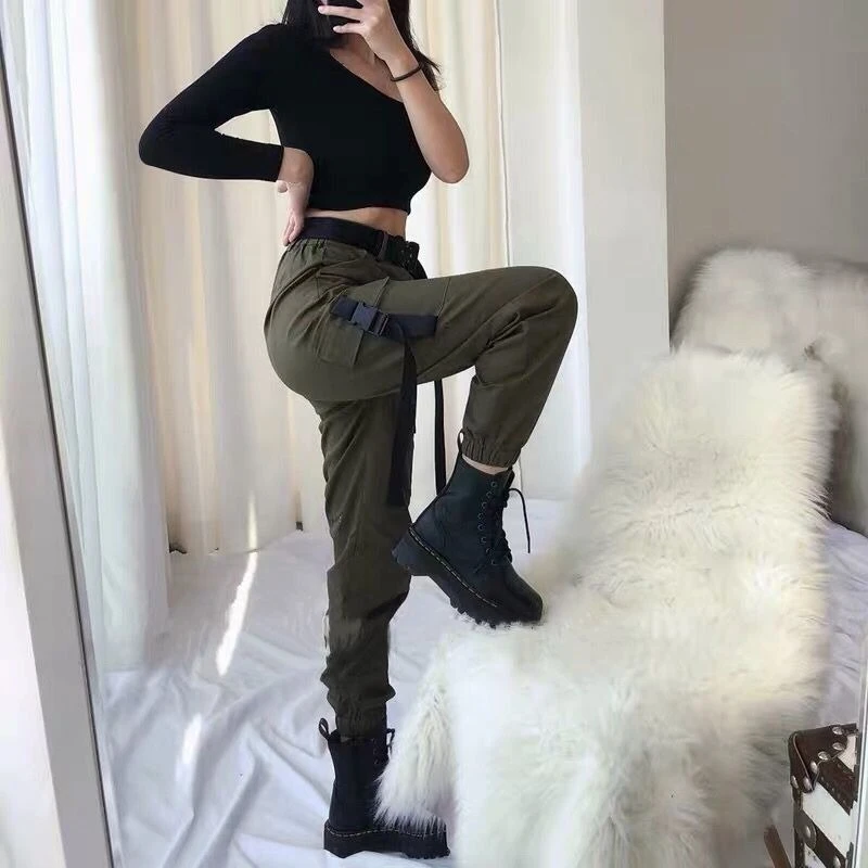 Funki Findz | Pants | Women's Big Pockets Loose Cargo Pant