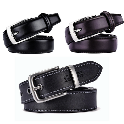 Funki Findz | Belts | Men's Classic Genuine Leather Luxury Belt