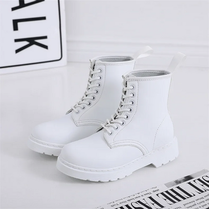 Funki Findz | Boots | Unisex Genuine Leather Lace Up Ankle Boot