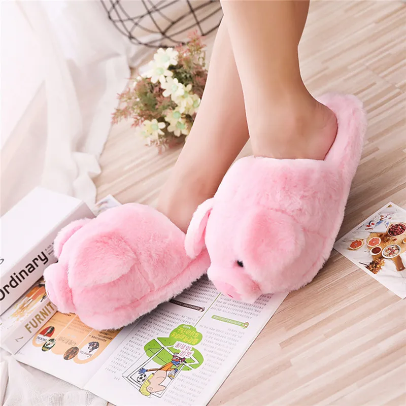 Funki Findz | Shoes | Women's Pink Pig Winter Soft Slippers