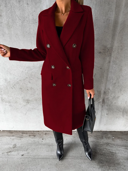 Funki Findz | Jackets | Women's Double Breasted Long Overcoat