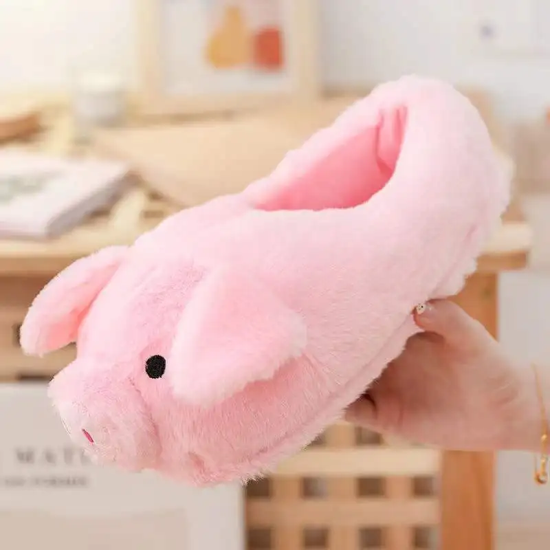 Funki Findz | Shoes | Women's Pink Pig Winter Soft Slippers