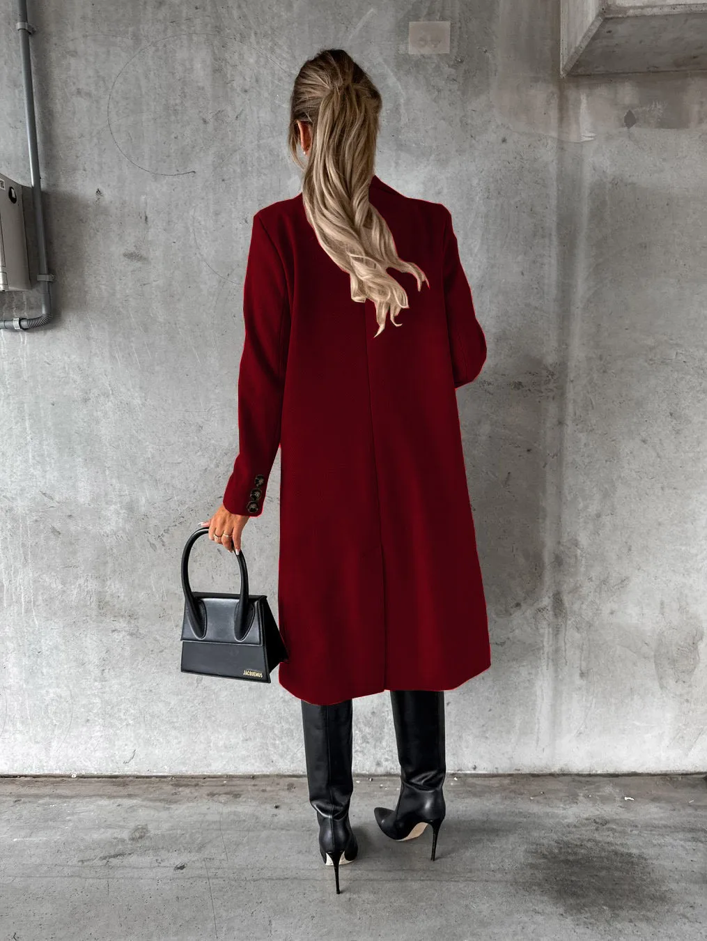 Funki Findz | Jackets | Women's Double Breasted Long Overcoat
