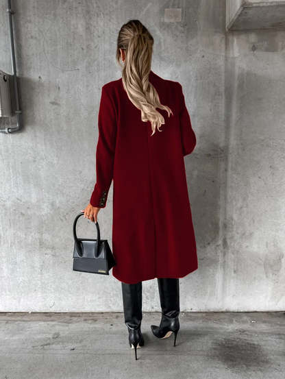 Funki Findz | Jackets | Women's Double Breasted Long Overcoat