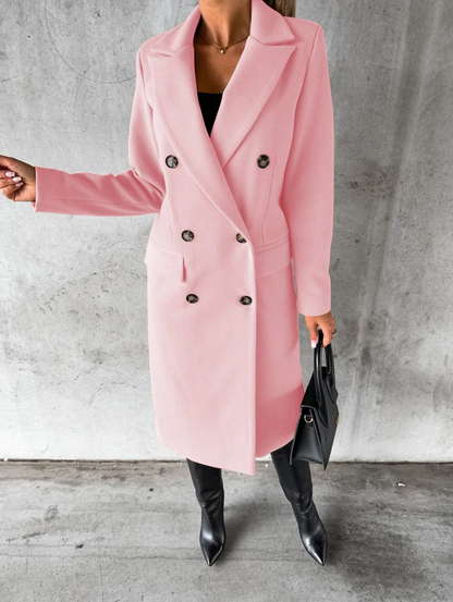 Funki Findz | Jackets | Women's Double Breasted Long Overcoat