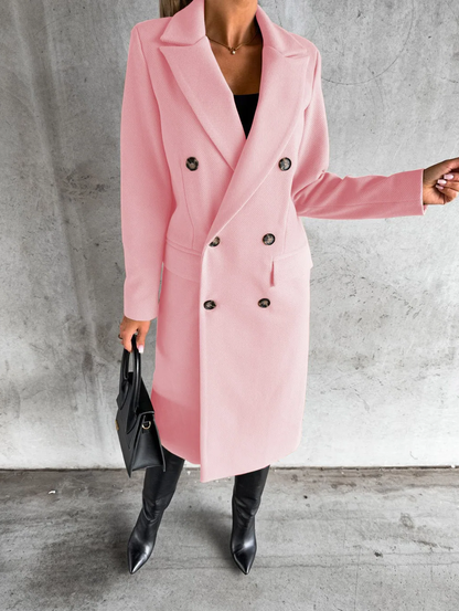 Funki Findz | Jackets | Women's Double Breasted Long Overcoat