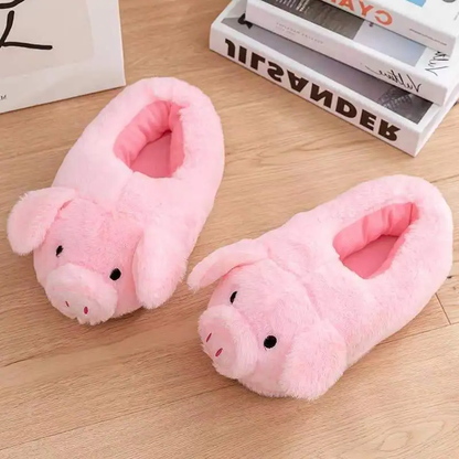 Funki Findz | Shoes | Women's Pink Pig Winter Soft Slippers