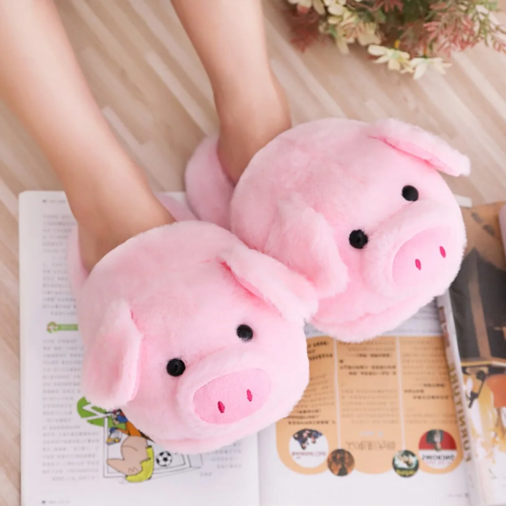 Funki Findz | Shoes | Women's Pink Pig Winter Soft Slippers