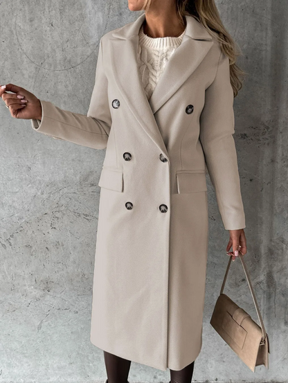 Funki Findz | Jackets | Women's Double Breasted Long Overcoat