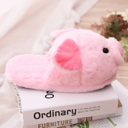 Funki Findz | Shoes | Women's Pink Pig Winter Soft Slippers