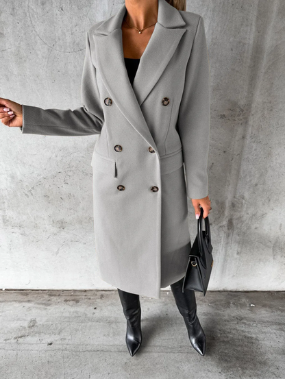 Funki Findz | Jackets | Women's Double Breasted Long Overcoat