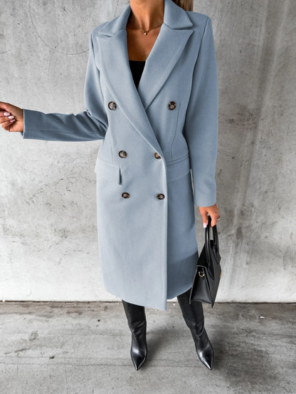 Funki Findz | Jackets | Women's Double Breasted Long Overcoat