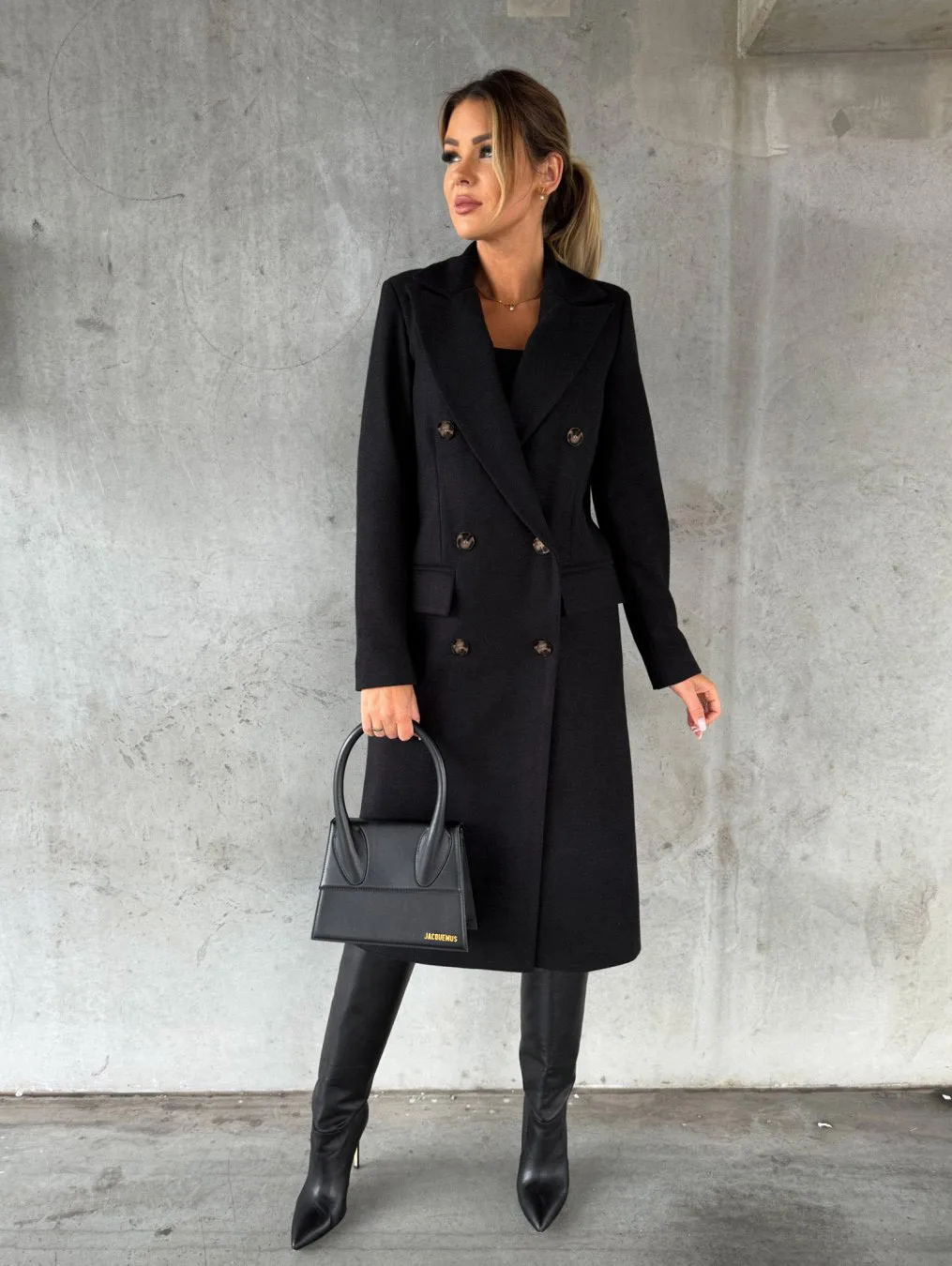 Funki Findz | Jackets | Women's Double Breasted Long Overcoat