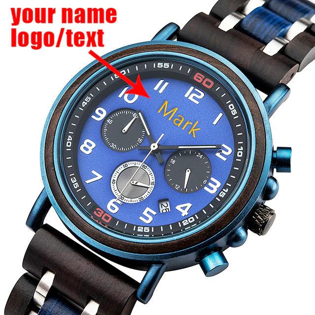 Funki Findz | Watches | Men's Wooden Quartz Wrist Stop Watch