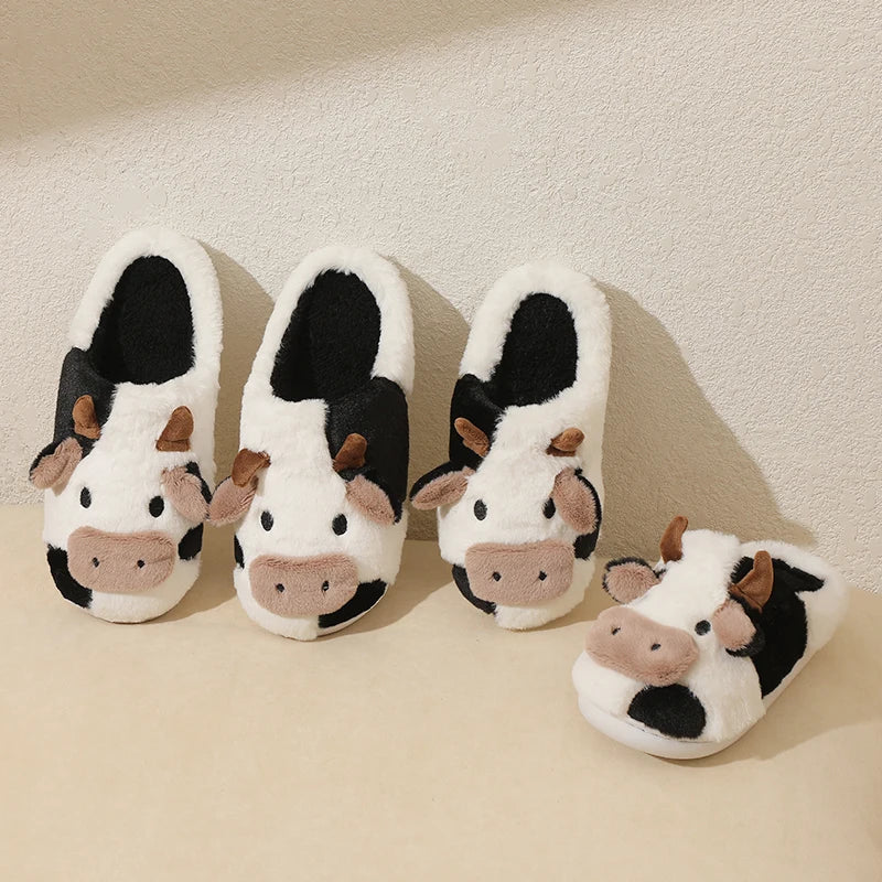 Funki Findz | Shoes | Women's Cute Soft Cow Slipper
