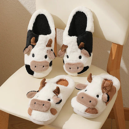 Funki Findz | Shoes | Women's Cute Soft Cow Slipper