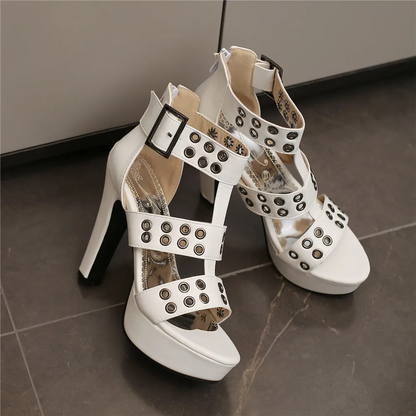 Funki Findz | Shoes | Women's High Gladiator Platform Sandals