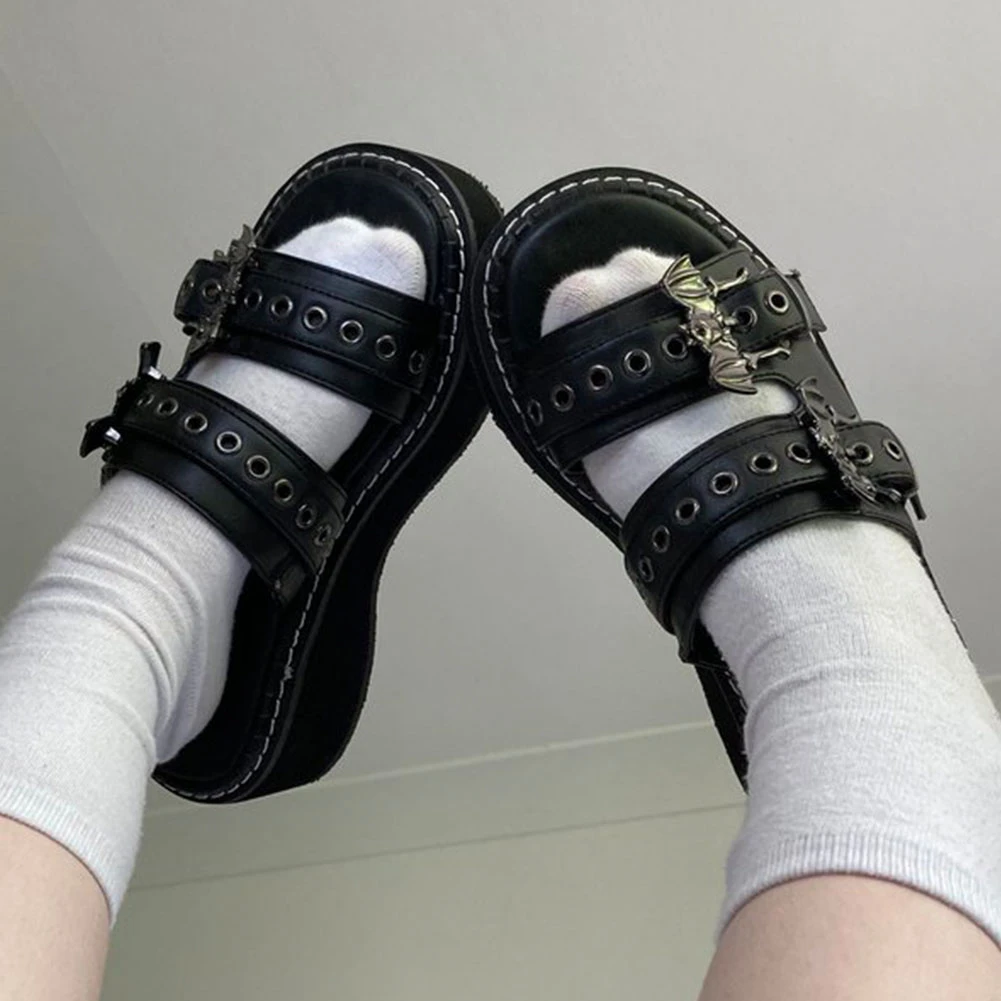 Funki Findz | Shoes | Women's Gothic Platform Wedge Sandals