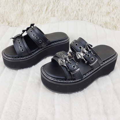Funki Findz | Shoes | Women's Gothic Platform Wedge Sandals