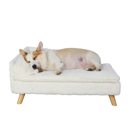 Funki Findz | Pet Beds | Luxury Dog Cat Raised Chaise Lounge