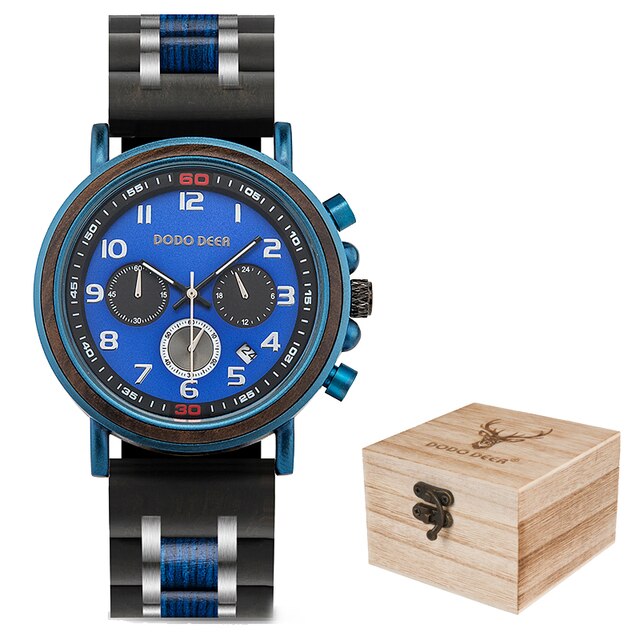 Funki Findz | Watches | Men's Wooden Quartz Wrist Stop Watch