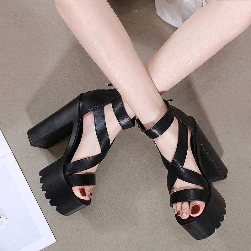 Funki Findz | Shoes | Women's High Gothic Platform Sandals