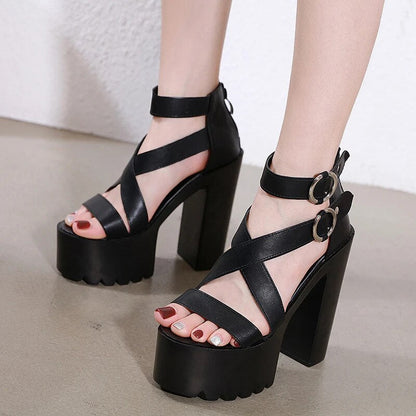 Funki Findz | Shoes | Women's High Gothic Platform Sandals