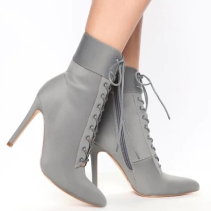 Funki Findz | Boots | Women's Pointed Toe Stiletto Short Boots