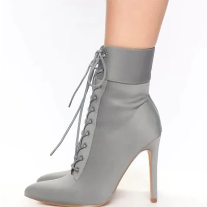 Funki Findz | Boots | Women's Pointed Toe Stiletto Short Boots