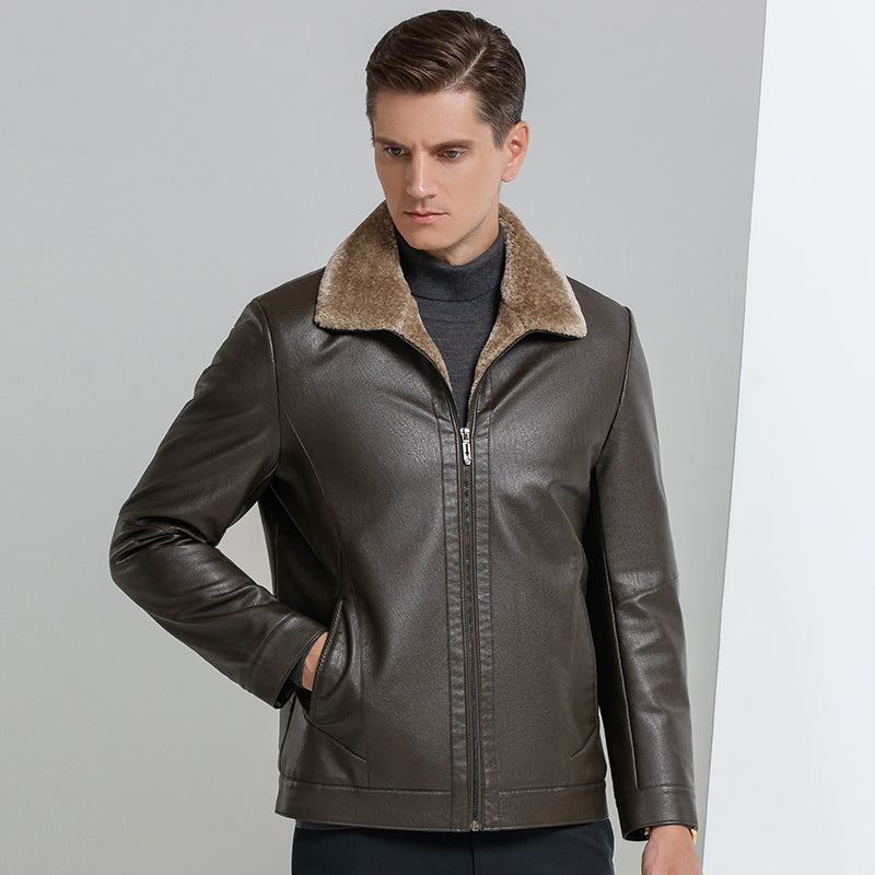 Funki Findz | Jackets | Men's Leather Luxury Sheepskin Jacket