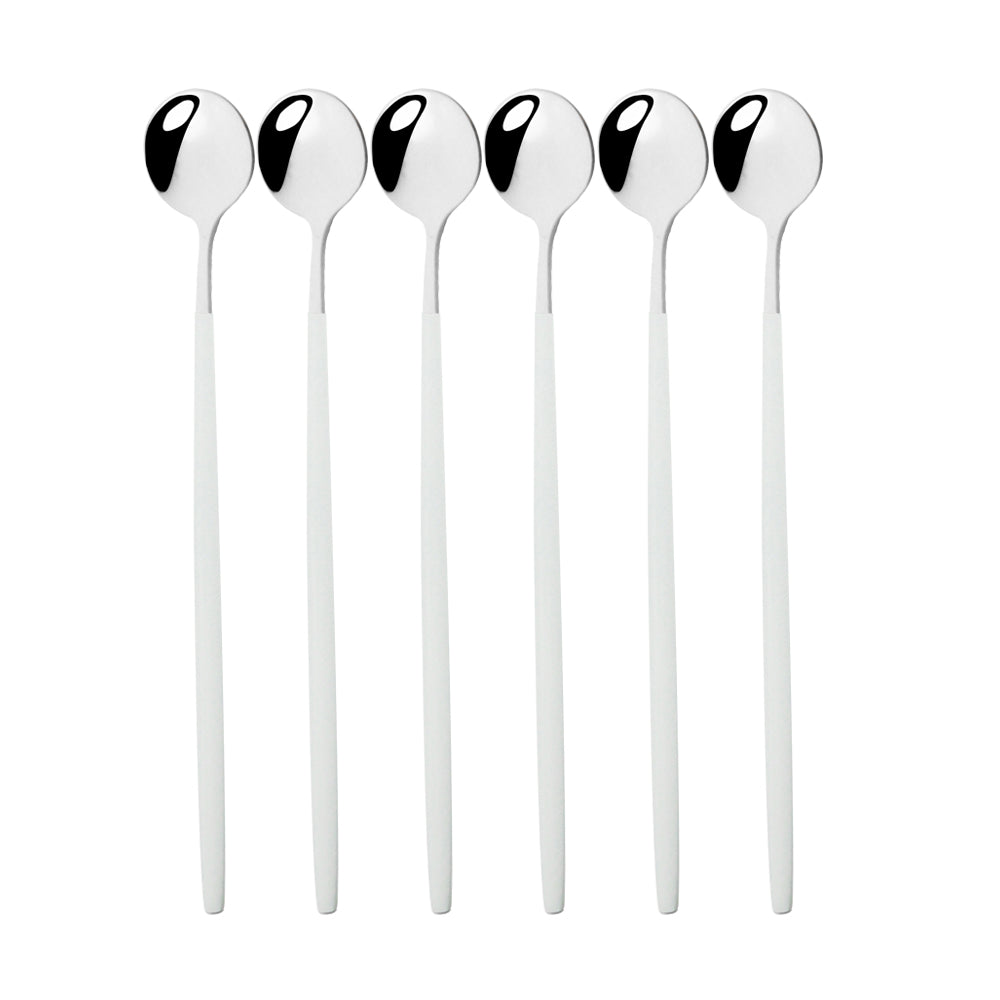 Funki Findz | Spoons | Stainless Steel Long Handled Spoons 6Pc