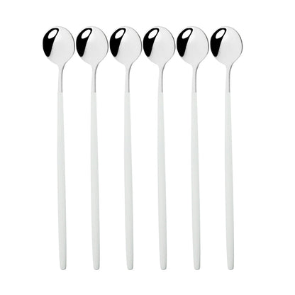 Funki Findz | Spoons | Stainless Steel Long Handled Spoons 6Pc