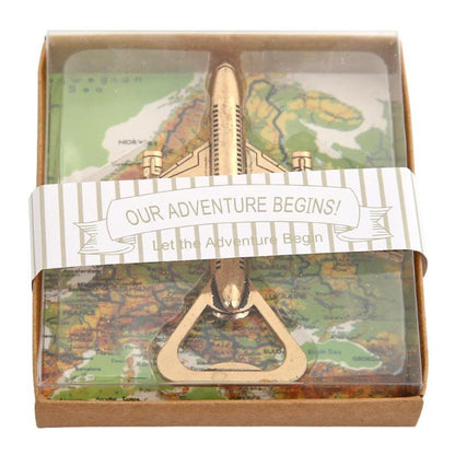 Funki Findz | Bottle Openers | Airplane Wedding Favor Opener
