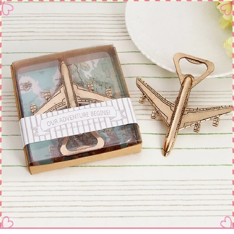 Funki Findz | Bottle Openers | Airplane Wedding Favor Opener