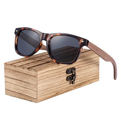 Funki Findz | Sunglasses | Unisex Black Walnut Wood Sunglasses