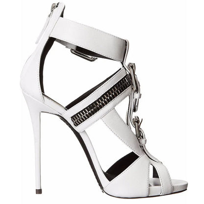 Funki Findz | Shoes | Women's Buckle Strap Zip Stiletto Sandals