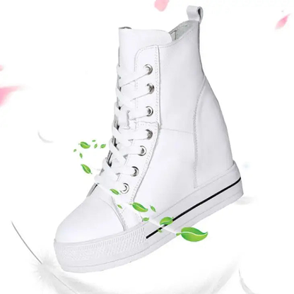 Funki Findz | Boots | Women's Canvas High Rise Ankle Sneaker