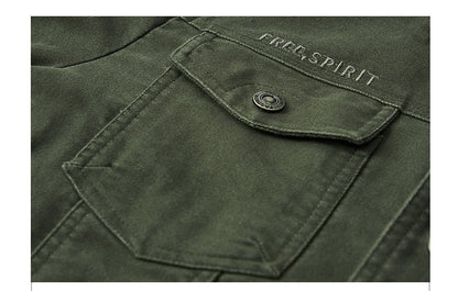 Funki Findz | Jackets | Men's Military Warm Zip Up Cotton Jacket