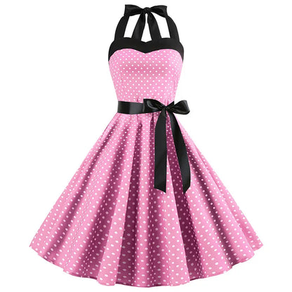 Funki Findz | Dresses | Women's Rockabilly Swing Halter Dress