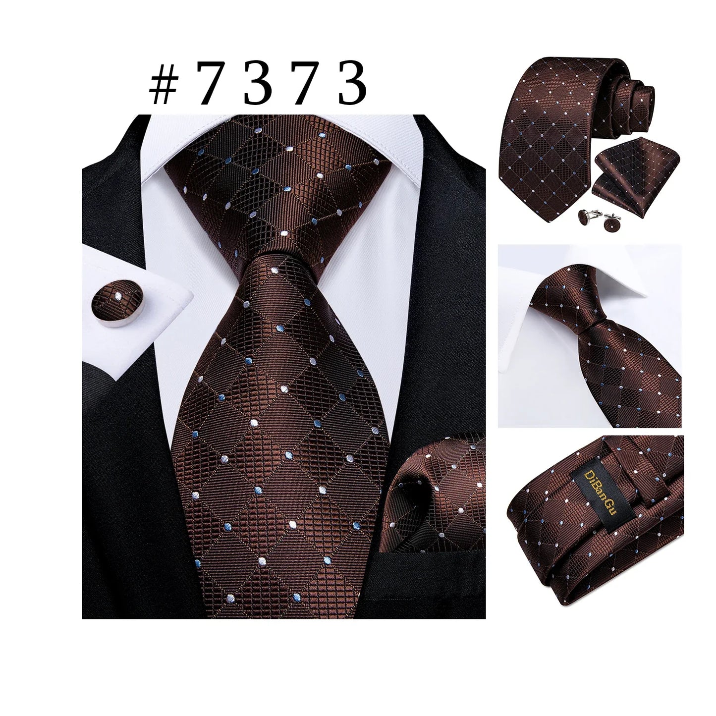 Funki Findz | Neckties | Men's 3Pcs Paisley Wedding Tie Sets