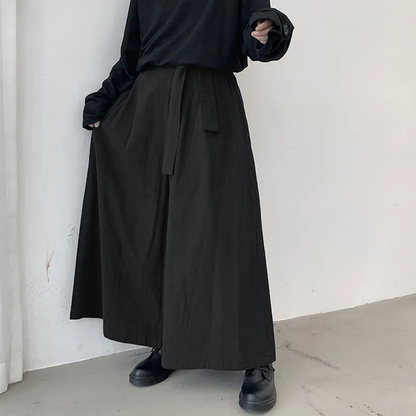 Funki Findz | Skirts | Men's Japanese Style Wide Leg Skirt Pants