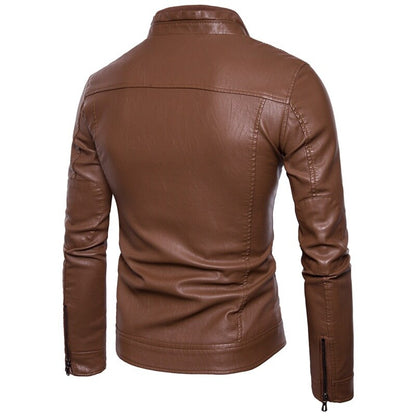 Funki Findz | Jackets | Men's Motorcycle Faux Leather Jacket