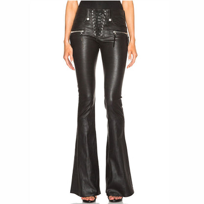 Funki Findz | Pants | Women's Elegant Chic Faux Leather Pants
