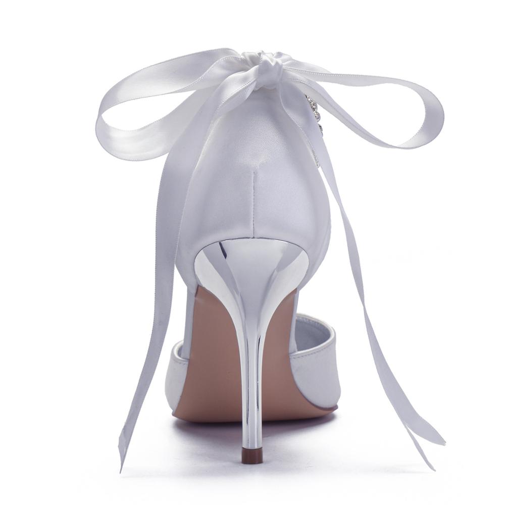 Funki Findz | Shoes | Women's Satin Pearls High Wedding Shoes
