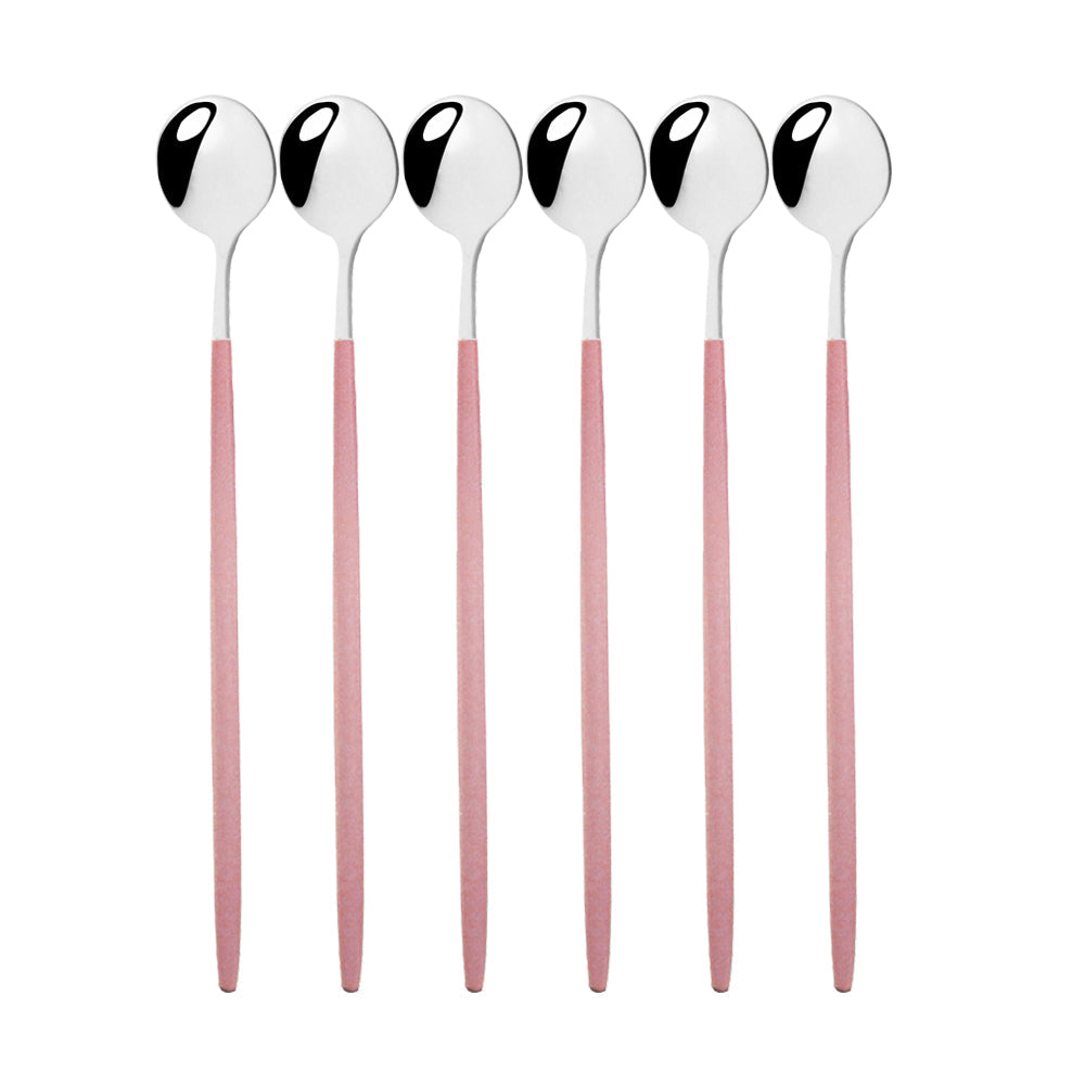 Funki Findz | Spoons | Stainless Steel Long Handled Spoons 6Pc