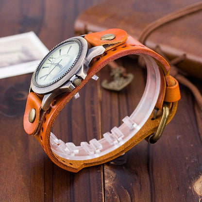Funki Findz | Watches | Men's Steampunk Goth Style Wide Watch