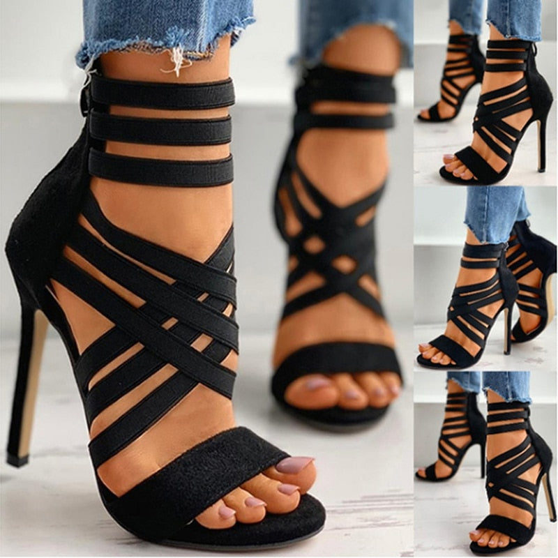 Funki Findz | Shoes | Women's Strappy High Heel Sandals
