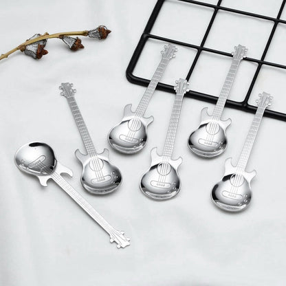 Funki Findz | Spoons | Guitar Spoons | 6 Pcs Coffee Spoon Set