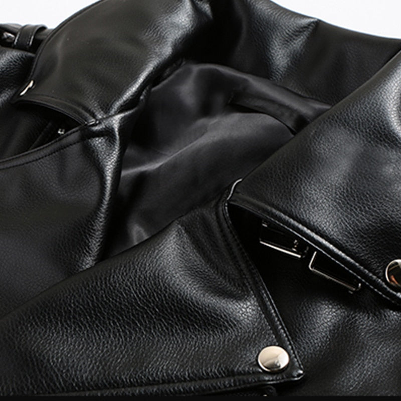 Funki Findz | Jackets | Men's Stylish Faux Leather Biker Jacket