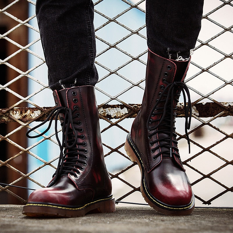 Funki Findz | Boots | Men's Gothic Punk High-Top Combat Boots